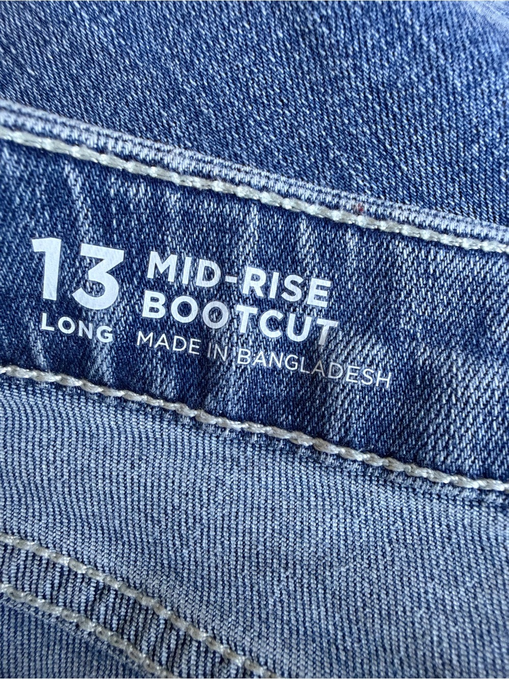 Arizona Jean Co. Mid Rise Bootcut Distressed Jeans - Picture 6 of 7